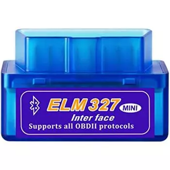 Obd2 Ii Mini Elm327 V2.1 Bluetooth Автомобильный адаптер Автомобильный диагностический сканер Тестовое устройство Диагностический сканер Устройство Obd для автомобильного разъема Интерфейс Android 12x11x4cm