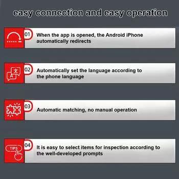 OBD2 сканер OBD2 считыватель кодов двигателя профессиональный автомобильный диагностический сканер проверка и оценка срока службы батареи