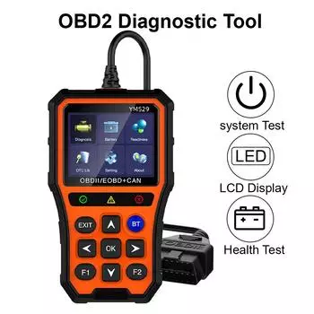 OBD2 сканер Профессиональный автомобильный диагностический сканер OBD2 считыватель кодов двигателя Проверка и оценка срока службы батареи