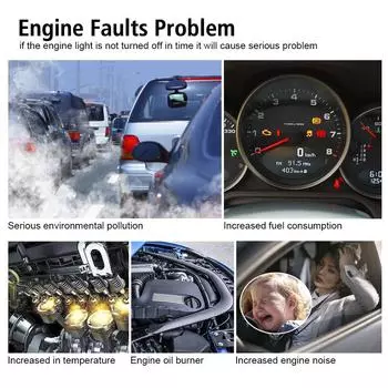 OBD2 сканер считыватель кодов многоязыковая поддержка T06 автомобильный диагностический инструмент проверка двигателя система тестер аккумулятора автомобильные аксессуары