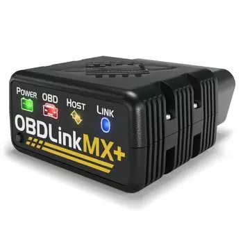 OBDLINK MX Новая версия Bluetooth OBDii диагностического инструмента для iOS и Windows Android, чёрный