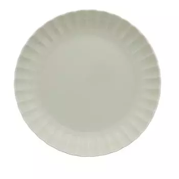 Обеденная тарелка EAST table 22 см зеленая оборка EAST Original Сделано в Японии Большая тарелка с оборкой Можно мыть в посудомоечной машине Можно мыть в микроволновой печи di-00104