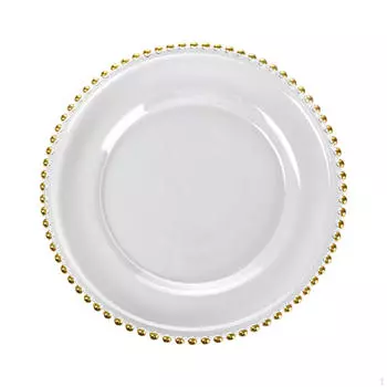 Обеденная тарелка, многофункциональная, устойчивая к царапинам, сервировочная тарелка в западном стиле для серебряный
