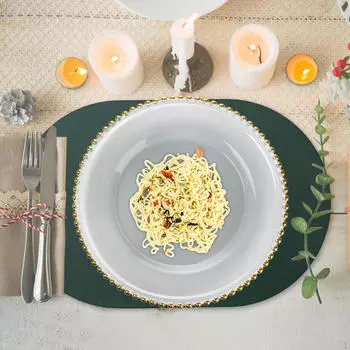 Обеденная тарелка, посуда, элегантная, устойчивая к царапинам, современная еда, стейк для холодного блюда из макарон серебряный