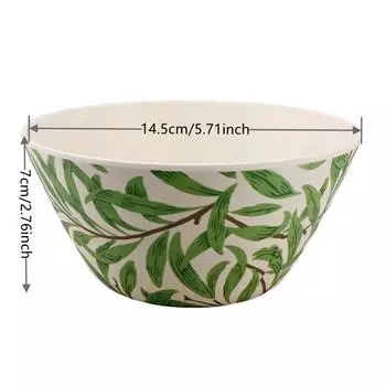 Обеденная тарелка в западном стиле из бамбукового волокна Экологичная тарелка для стейка, пиццы, салатницы, подносы для фруктов, закусок, конфет, разлагаемая посуда, тарелки