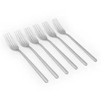 Обеденные вилки Erdem Belgrade 18/10, 6 упаковок в блистерной упаковке