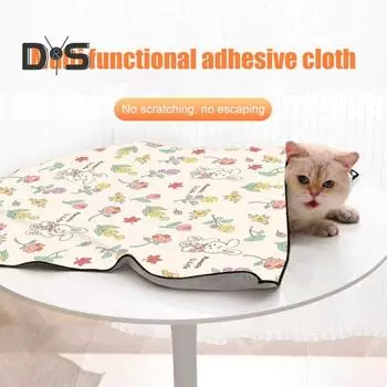 Обертка для ухода за кошками, самоклеящаяся успокаивающая обертка для кошек, защита от укусов, царапин, защита от побега, сумка для лекарств, стрижки когтей 35cm A
