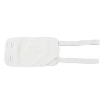 Обертывание касторовым маслом. Герметичный многоразовый органический бандаж на желудок с касторовым маслом и регулируемым ремешком для... белый