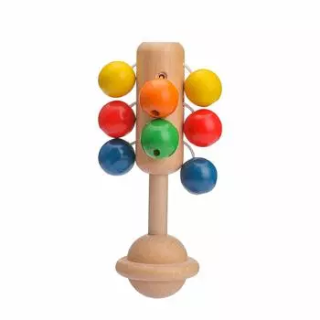 Обещание Детская погремушка Погремушка Игрушка Детская Деревянная Елка Качающийся Звук Новорожденный Подарок Подарок для Малыша Подарок для Новорожденного