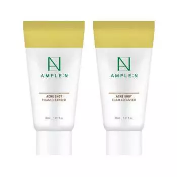 ОБЕСПЕЧЕННЫЙ:N Очищающая пенка от акне, 30 мл — 2 шт.