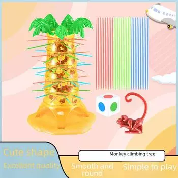 Обезьянка-кувырок, взбирающаяся на дерево: Веселая интерактивная настольная игра для детей