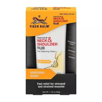 Обезболивающий крем для шеи и плеч, исчезающий аромат, 1,76 унции