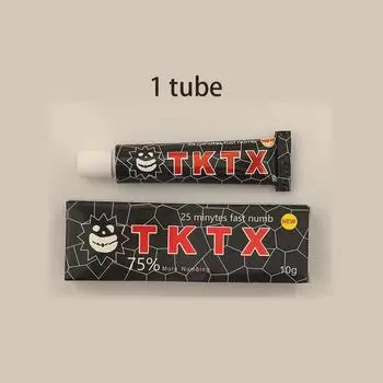 Обезболивающий крем TKTX для татуировок 10г -75% 10G чёрный