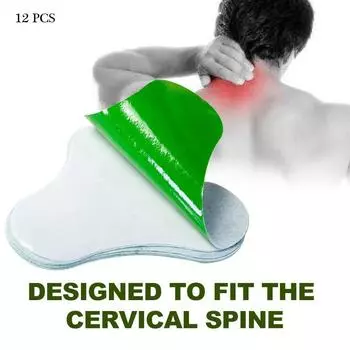 Обезболивающий пластырь шейного позвонка, китайский медицинский пластырь, средство для снятия боли в суставах, полынь, артрит 12PCS/SET