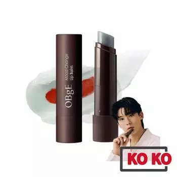 [OBgE] Бальзам для губ Mood Change 3 г 2 вида / Bluebrerry / Warm Orange Blueberry