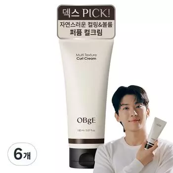 OBge multi-texture curl cream, 6 packs, 150ml