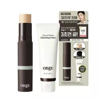 OBge Natural Cover Foundation No.1 Специальный набор No. 2 Beige