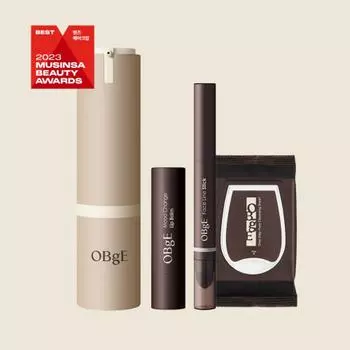 Obge Natural Cover Lotion + бальзам для губ Mood Change + карандаш для лица + набор очищающих салфеток