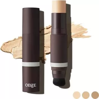 OBgE Natural Cover Stick Foundation Легкое покрытие проблем с кожей Неузнаваемое покрытие Легко смывается Новички в макияже Экономия времени Нет бежевый