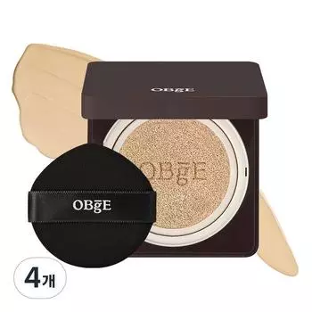 OBge Perfect Homme Кушон SPF50+ PA+++ 15г, Нет. 1 Ivory, 4 шт., лучшая мужская косметика Кореи.