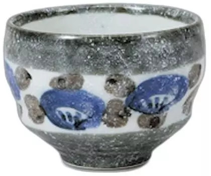 Obi Camellia Blue Bowl x 10 x Ippuku Bowl Setomonohonpo [10 7.5cm 320cc]