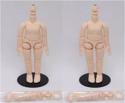 Обицу 11 см тело Уайти с магнитом матовая кожа подвижное тело фигурки x 2 шт 11BD-D01MW-G