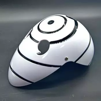 Obito Naruto Uchiha White Fury Resin Emit Light Mask For Christmas And Halloween Naruto Helmet