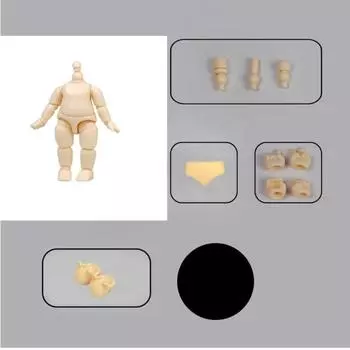 Obitsu 11 YMY Body Dress Up BJD Модельная кукла Подарок на день рождения Маленькое тело Gsc Девочки Дети Milky White