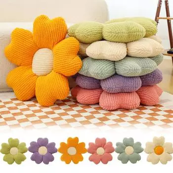 Облако Маргаритка Цветы Подушка Диван Кресло Спальня На Поле Коврик Татами Рисовый Эркерный Коврик One Size синий