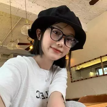 Облако шляпа женская корейская версия показывающая лицо маленькая медуза шляпа-ведро японская большая окружность головы берет ниша солнцезащитный козырек раковина шляпа осень M56-58cm