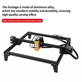 Область гравировки 300 мм * 300 мм, станок для лазерной гравировки из алюминиевого сплава, станок для лазерной гравировки и резки EU Plug чёрный