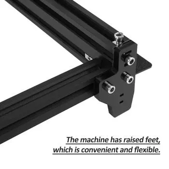 Область гравировки 810 мм * 460 мм, станок для лазерной гравировки из алюминиевого сплава. Станок для лазерной гравировки и резки. EU Plug чёрный