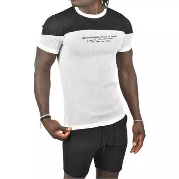 Облегающая футболка DeepSEA из трикотажной ткани из лайкры с надписью спереди 2403234