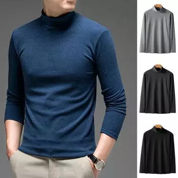 Облегающие топы с длинными рукавами и универсальным основанием Наружный слой из мягкого дышащего полиэстера и спандекса 3XL чёрный