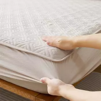 Облегающий чехол для матери и ребенка, матрас с набивкой из соевых бобов, пылезащитный защитный чехол, цельная юбка-кровать Simmons 90x200cm