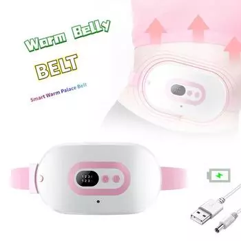 Облегчает период судорог, боль, нагревается, теплый дворец, пояс, обогревает матку, вибрирующий массаж, облегчает менструальную боль, подарок подруге