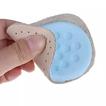 Облегчение боли, эластичная латексная пятка, половинная подушечка для обуви, удобная буферная стелька as the picture