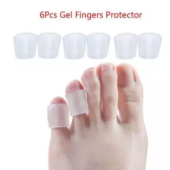 Облегчение боли Ортопедический молоткообразный корректор пальцев ног Вальгусная деформация пальцев ног Уход за ногами Защитник пальцев ног Разделитель пальцев ног белый