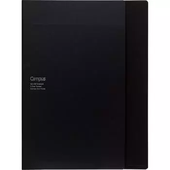 Обложка для блокнота Kokuyo Campus Notebook Том 1 с прикрепленными документами A4 Черный № 612b D