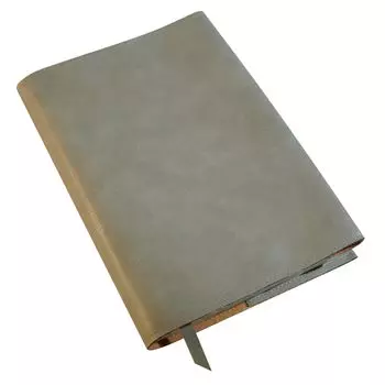 Обложка для книги Goges A5 Водонепроницаемая кожа Роскошная обложка для книги из синтетической кожи с высоким качеством на ощупь Специализированный размер Совместимость с толстыми серый