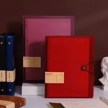 Обложка для папки с 8 отверстиями A5/B5/A4 Внутренняя обложка A4 Обложка для папки с файлами Отдельные листы для блокнота Оболочка для документов B5-2