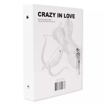 Обложка для папки Wanna This Loveis A5 Poca Binder, 6 отверстий, белый ангел, 1 шт.