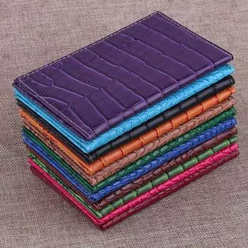 Обложка для паспорта Защитный кошелек Визитная карточка Мягкая кожаная обложка для паспорта зелёный