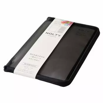 Обложка для заметок Японской ассоциации менеджмента NOLTY A5 сетка черная NTBCV2101