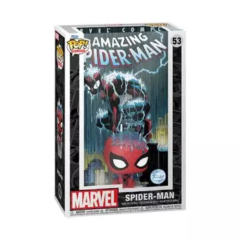 Обложка комикса Marvel Amazing с фигуркой Человека-паука Funko Pop!