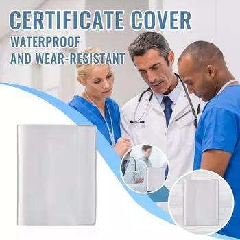 Обложка сертификата Защитная крышка для держателя идентификационной карты B7, двусторонняя