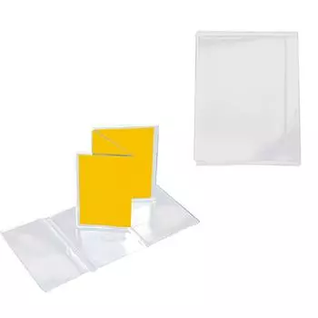 Обложка сертификата Защитная крышка для держателя удостоверения личности карты двусторонняя