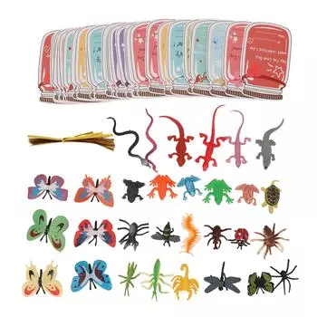 Обмен карточками Бумага Инновационные забавные детские подарочные карты в форме банок с конфетами и реквизитом в виде маленьких животных f