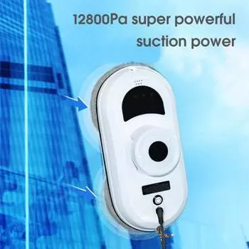 Обнаружение границ с помощью страховочного троса Мощный чувствительный электрический омыватель окон Стеклоочиститель Умный очиститель 1 set EUplug