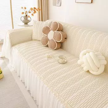 Обнаженный трехмерный голландский бархатный легкий роскошный диван-полотенце, цельный ленивый диванный чехол в кремовом стиле, простой диванный чехол, одеяло 180*130cm